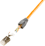 Conector RJ45 Cat 6a STP gris 100 unid. (6)