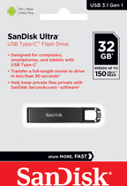 SanDisk Ultra Memoria USB 32GB Type-C 3.2 Gen 1 Negro (2)