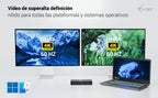 i-tec CAINTGDUAL4KDOCPD base para portátil y replicador de puertos Alámbrico USB 3.2 Gen 1 (3.1 Gen 1) Type-C Negro (4)