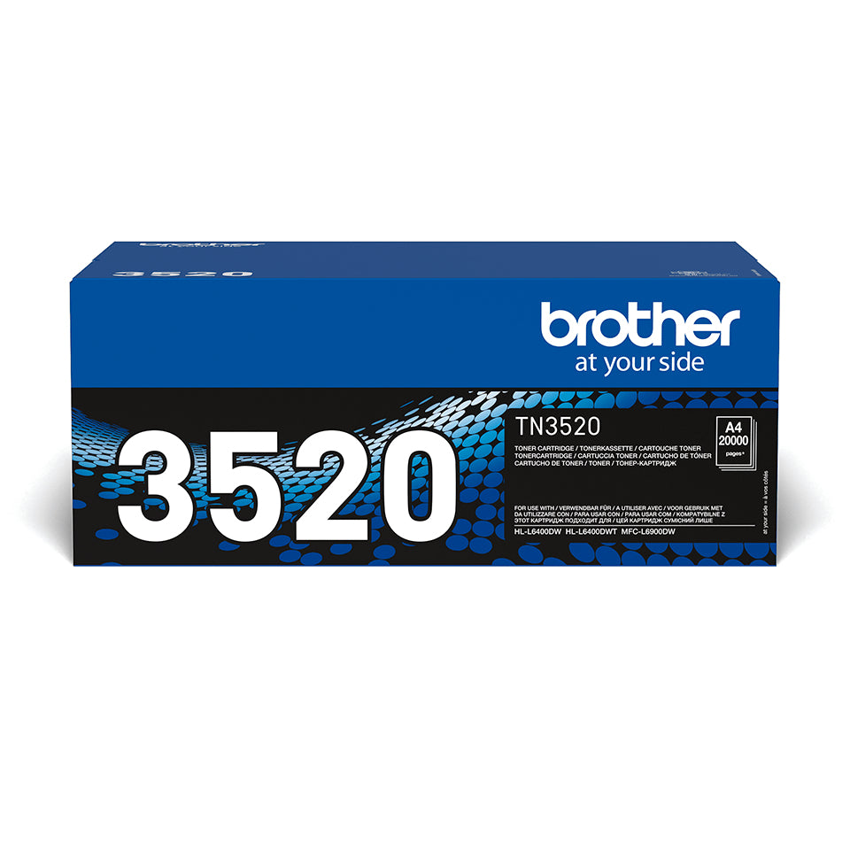 Brother TN-3520 cartucho de tóner 1 pieza(s) Original Negro (2)