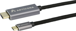 Cable USB tipo C m. - HDMI m. 2 m negro
