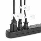 StarTech.com CABLE-TAG-HLWH organizador de cables Universal Marcadores de cables Blanco 100 pieza(s) (6)