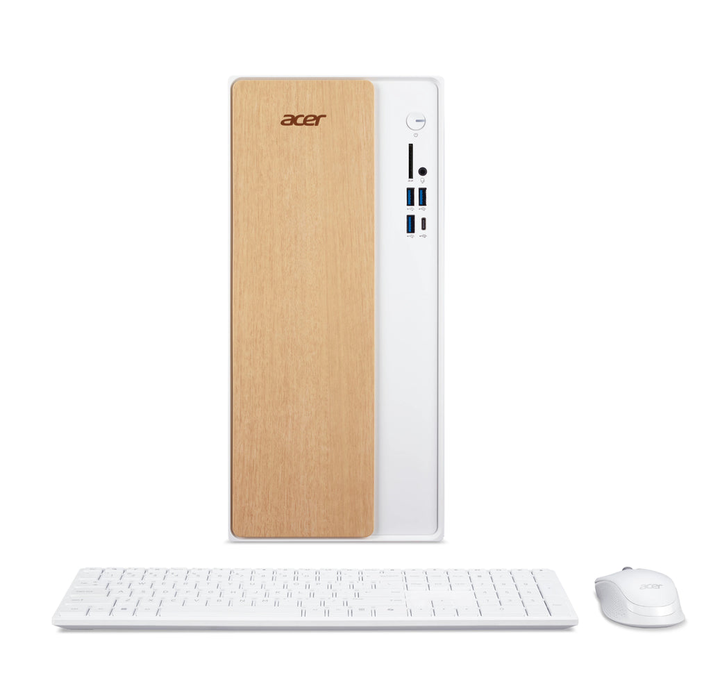 Acer Aspire TC-102 I7-14700 8GB 512GB W11 WHITE Intel® Core™ i7 DDR4-SDRAM SSD Windows 11 Home Torre PC Blanco, Madera