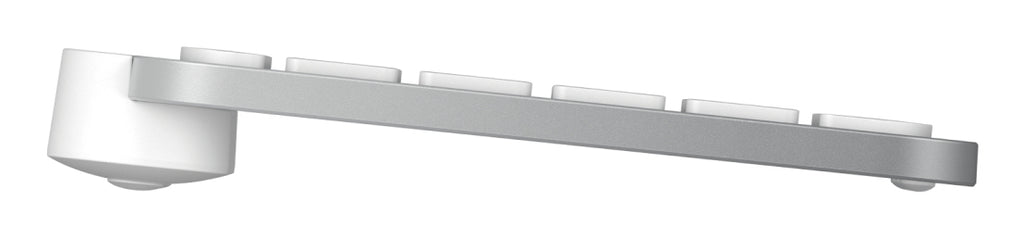Logitech Master MX Keys S for Mac teclado Oficina RF Wireless + Bluetooth QWERTY Internacional de EE.UU. Aluminio, Blanco (5)