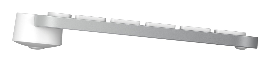 Logitech Master MX Keys S for Mac teclado Oficina RF Wireless + Bluetooth QWERTY Internacional de EE.UU. Aluminio, Blanco (5)
