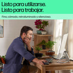 HP 400 Backlit Wired Keyboard teclado Hogar USB QWERTY Inglés Negro (6)