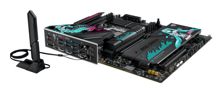 ASUS ROG STRIX X870E-H GAMING WIFI7 HATSUNE MIKU EDITION AMD X870E Zócalo AM5 ATX (9)