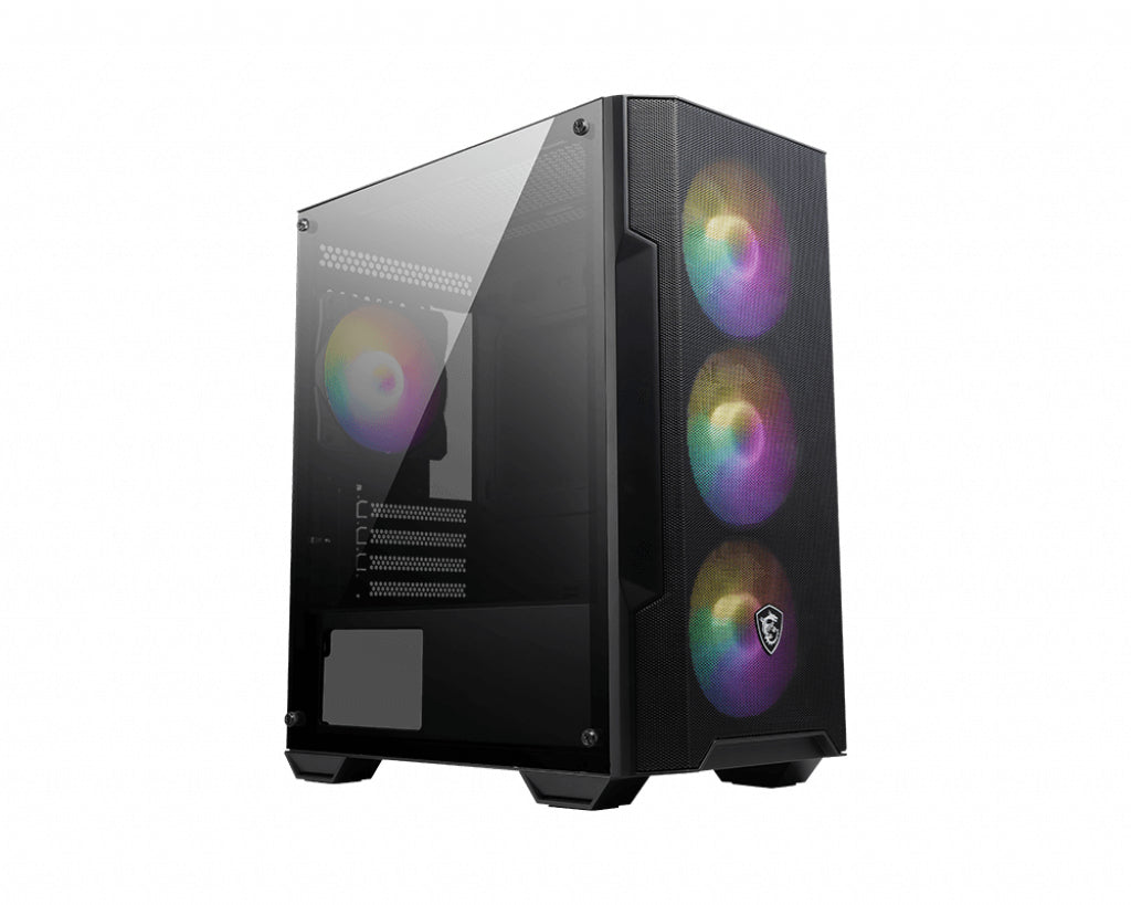 MSI MAG Forge M100A Micro Torre Negro, Transparente (2)