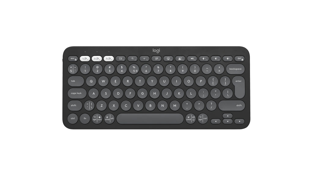 Logitech Pebble Keys 2 K380s teclado Universal Bluetooth QWERTY Internacional de EE.UU. Grafito (2)