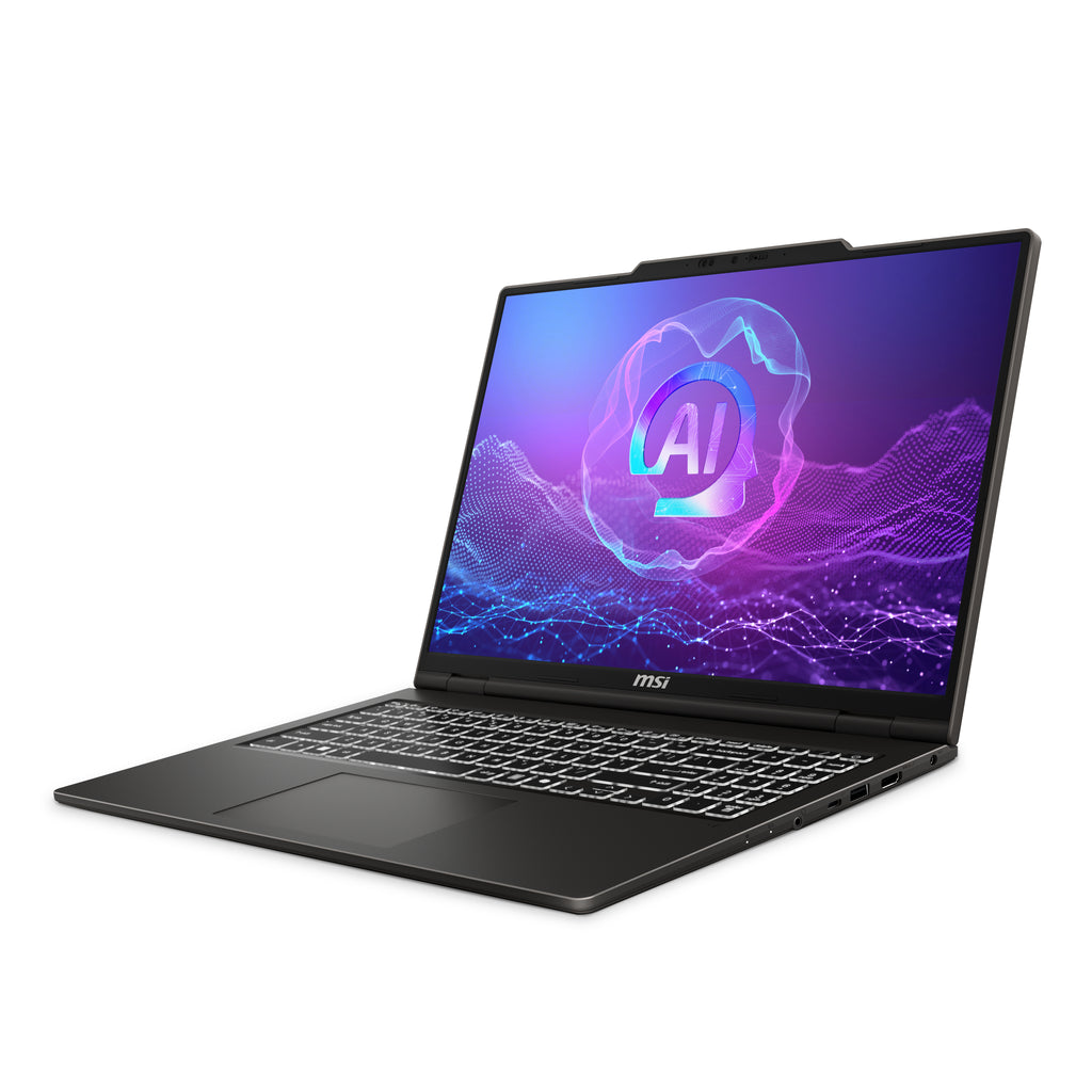 MSI Venture A16 AI+ A3HMG-036DE Copilot+ PC AMD Ryzen AI 5 340 Portátil 40,6 cm (16") 2K 16 GB DDR5-SDRAM 512 GB SSD Wi-Fi 6E (802.11ax) Windows 11 Home Gris (4)