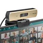 NGS XPRESSCAM 4000 cámara web 12 MP 3840 x 2160 Pixeles USB 2.0 Negro, Oro (5)