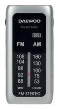 Daewoo DW1129 radio Portátil Analógica Negro, Plata (2)