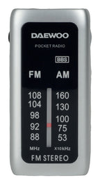 Daewoo DW1129 radio Portátil Analógica Negro, Plata (2)