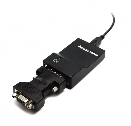 Lenovo USB 3.0 - DVI/VGA Adaptador gráfico USB 2048 x 1152 Pixeles Negro (4)