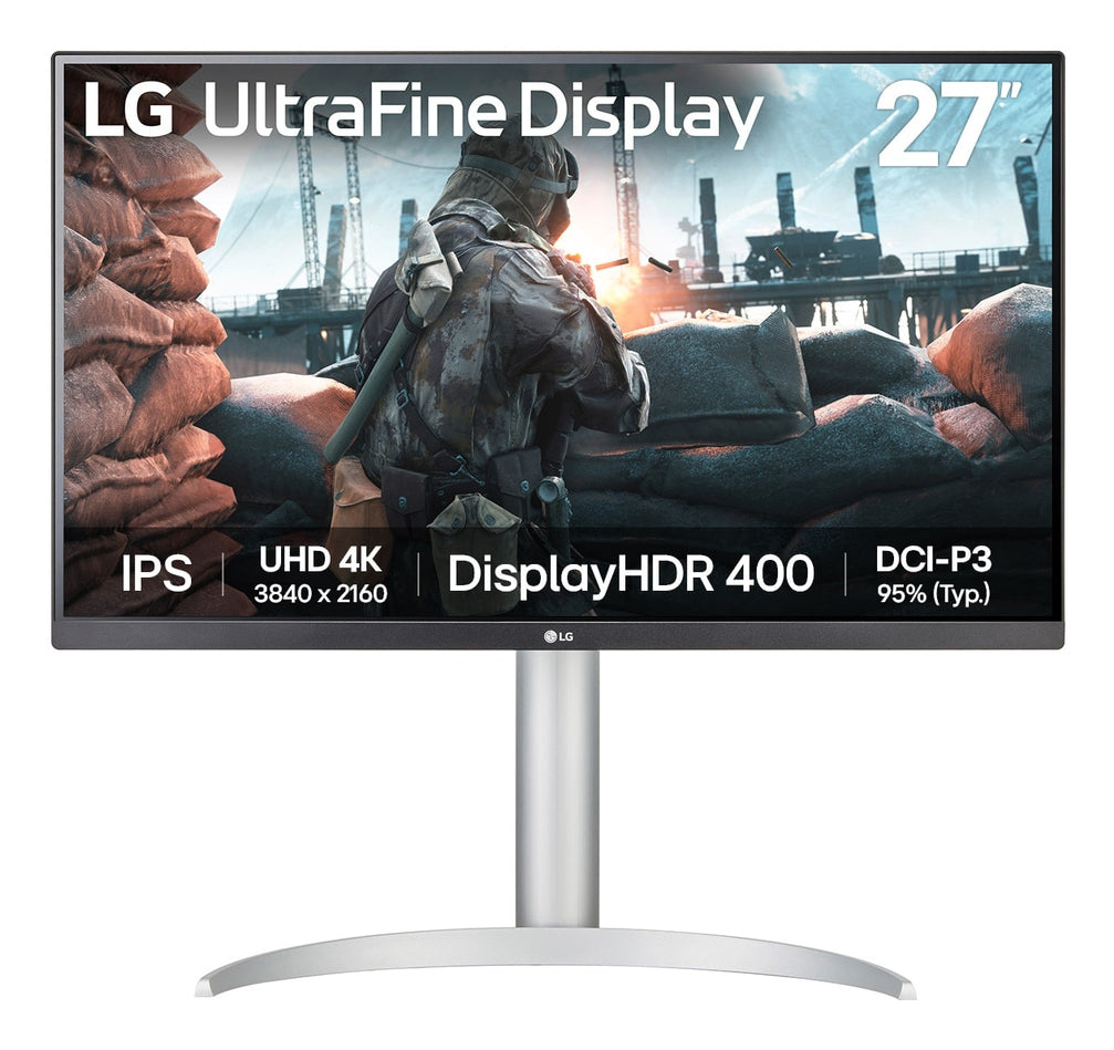 LG 27UP650K-W pantalla para PC 68,6 cm (27") 3840 x 2160 Pixeles 4K Ultra HD Blanco