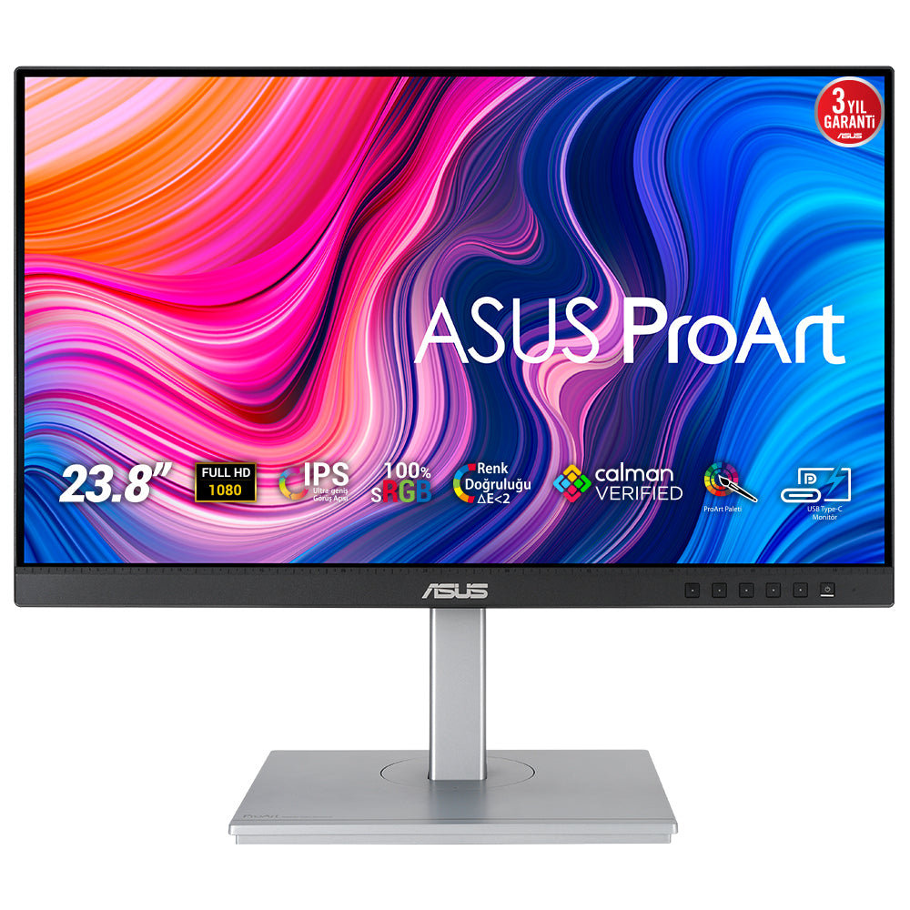 ASUS PA247CV pantalla para PC 60,5 cm (23.8") 1920 x 1080 Pixeles Full HD LED Negro, Plata (2)