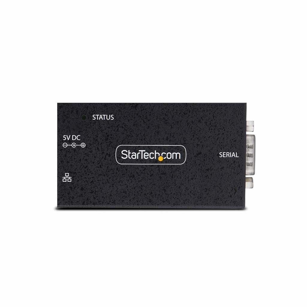 StarTech.com I13-SERIAL-ETHERNET convertidor, repetidor y aislador en serie RS-232 RJ-45 Negro (5)