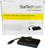Startech HB30C4AB - Conversor de USB C a USB Convencional, Hub (2)