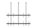 Multibrackets 3930 soporte para pantalla de señalización 2,54 m (100") Negro