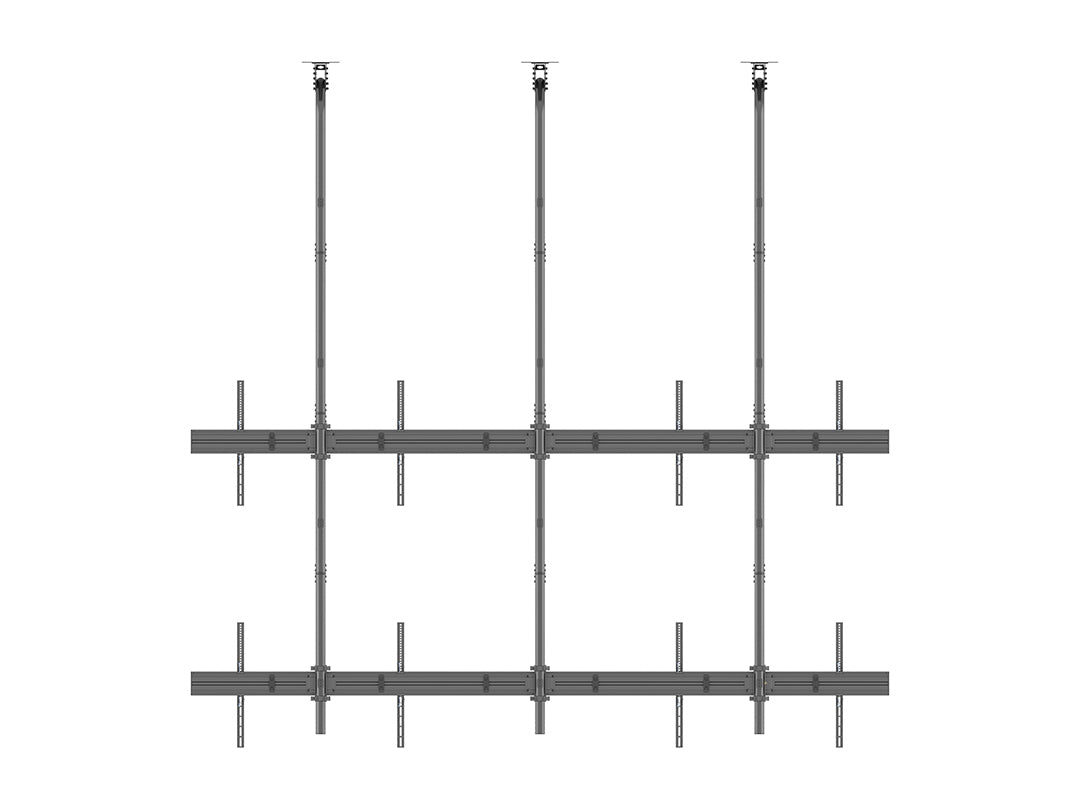 Multibrackets 3930 soporte para pantalla de señalización 2,54 m (100") Negro