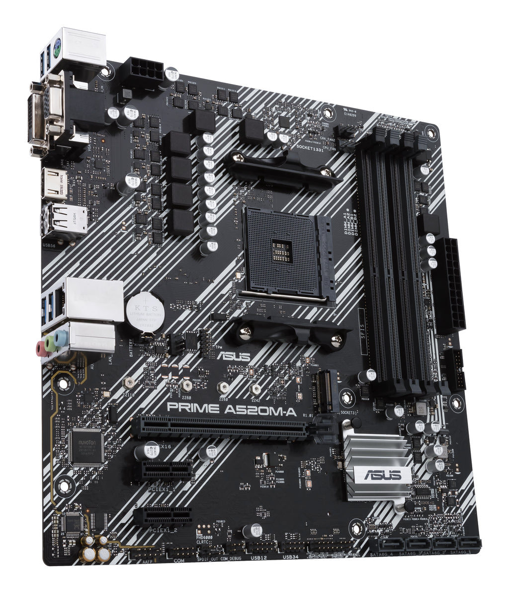 ASUS PRIME A520M-A II/CSM AMD A520 Zócalo AM4 micro ATX (6)