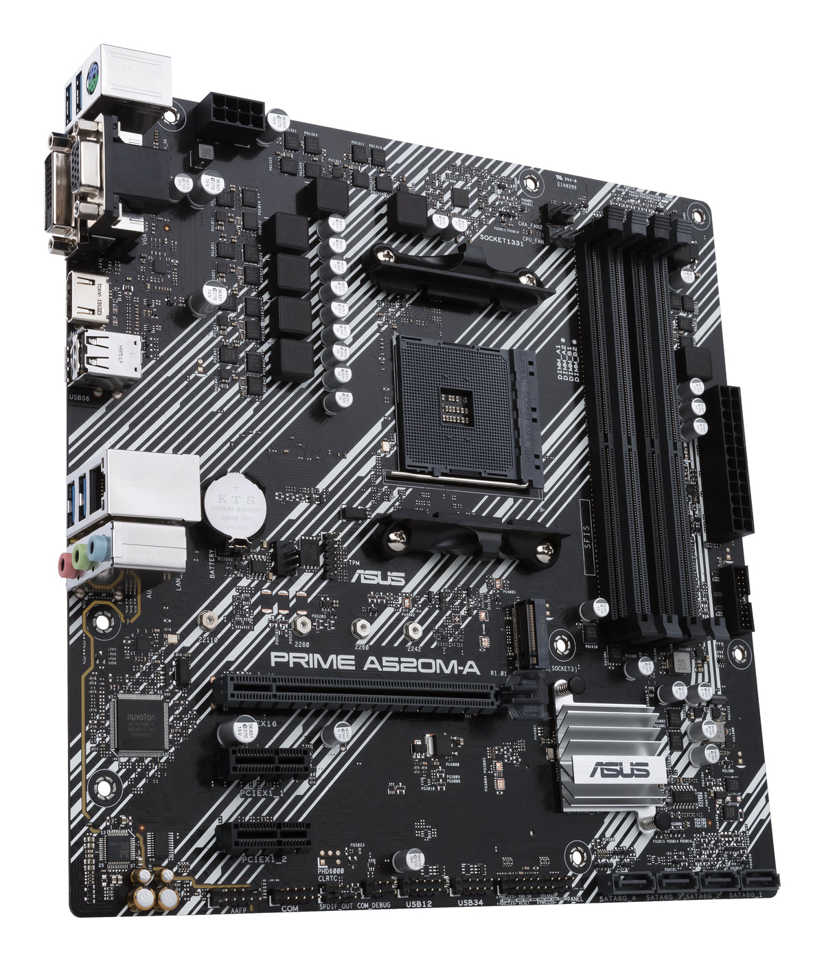 ASUS PRIME A520M-A II/CSM AMD A520 Zócalo AM4 micro ATX (6)