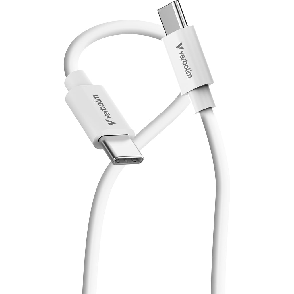 Verbatim 32409 cable USB USB 2.0 3 m USB C 0,48 Gbit/s 100 W Blanco (2)