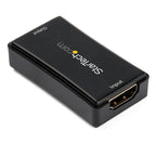 StarTech.com HDBOOST4K2 extensor audio/video Repetidor de señales AV Negro