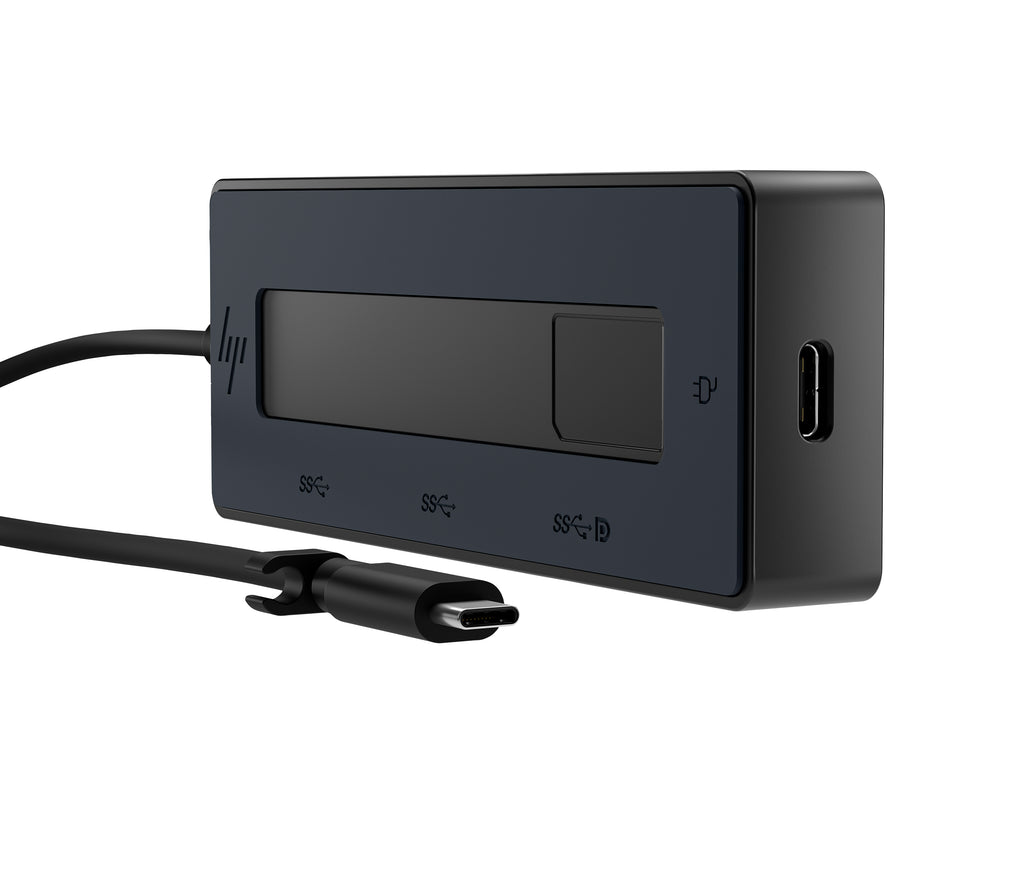 HP 4K USB-C Multiport Hub Alámbrico USB Tipo C Negro (3)