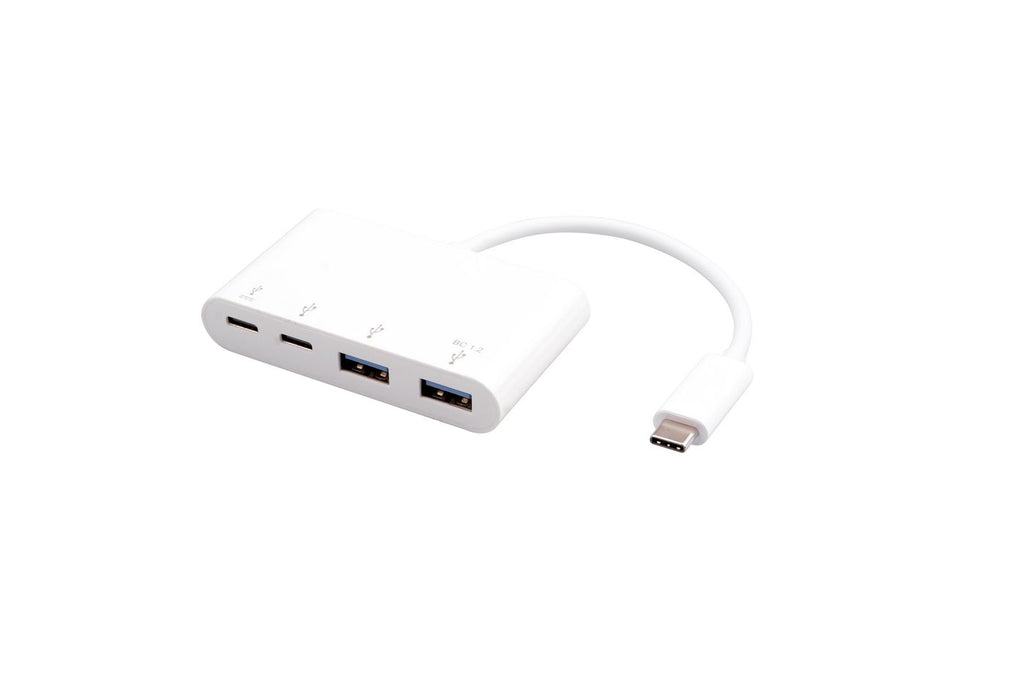eSTUFF ES625002 hub de interfaz USB 3.2 Gen 1 (3.1 Gen 1) Type-C 10000 Mbit/s Blanco (2)