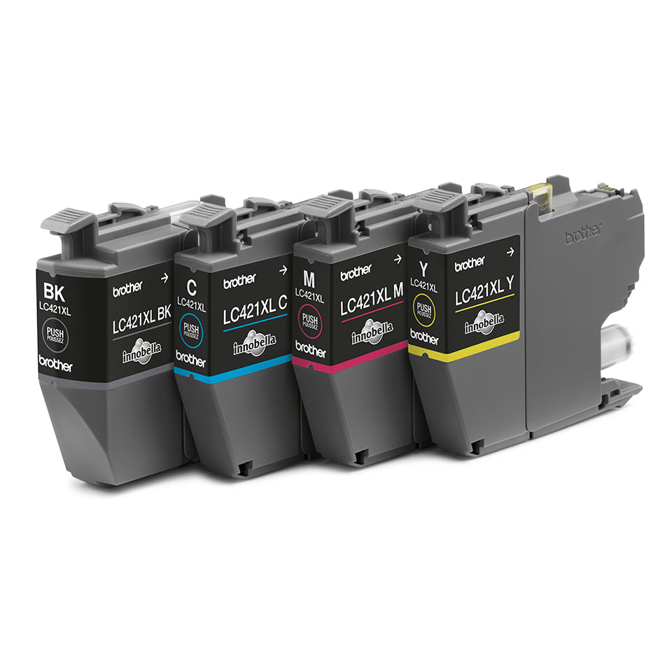Brother LC-421XLVAL PagePack 4 pieza(s) Original Alto rendimiento (XL) Negro, Cian, Magenta, Amarillo (4)