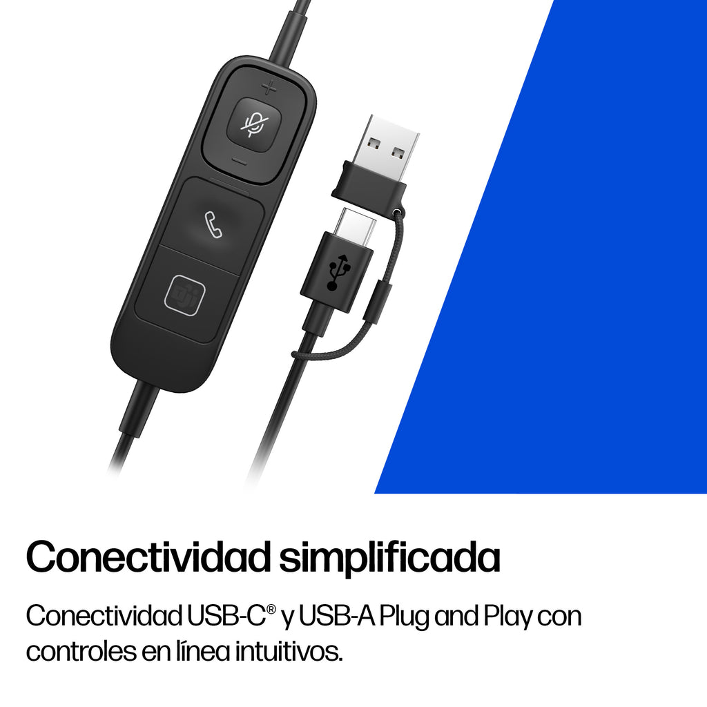 HP Mission 425 estéreo USB con cable C01B3A6#AC3