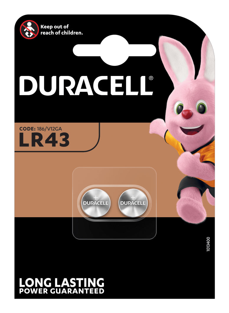 Duracell LR43 Batería de un solo uso SR43 Alcalino