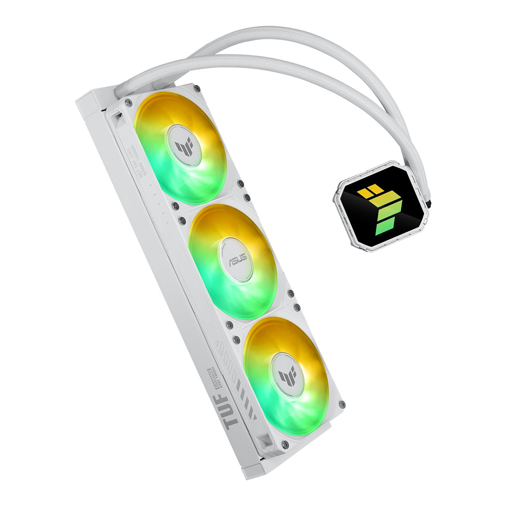 ASUS TUF Gaming LC III 360 ARGB White Edition Carcasa del ordenador Sistema de refrigeración líquida todo en uno 12 cm Blanco (2)