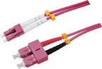 Cable patch dúplex FO LC-SC 10 m 50 µ