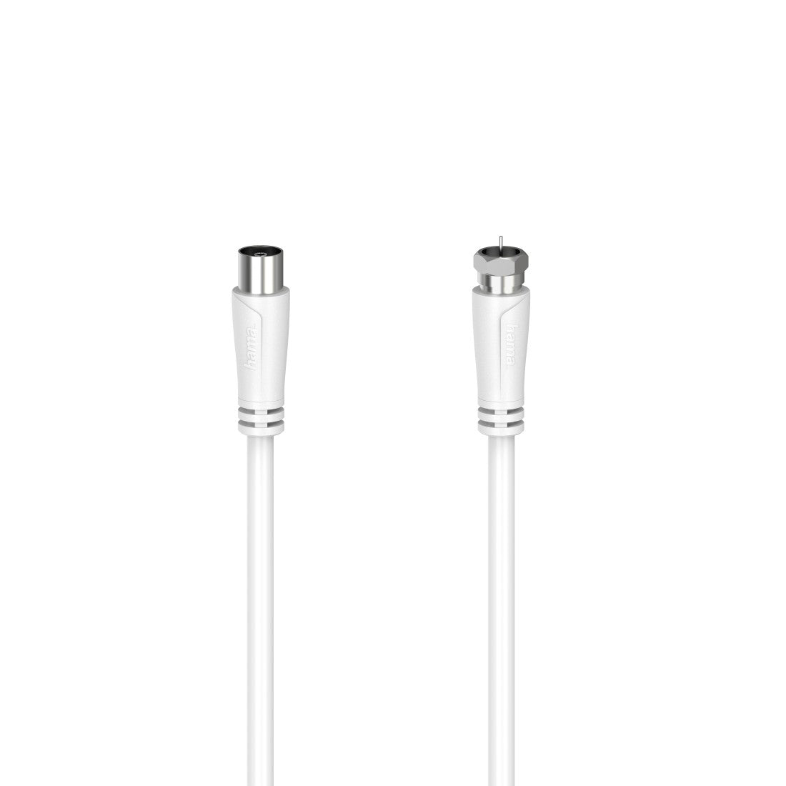 Hama 00205062 cable coaxial 3 m F Blanco