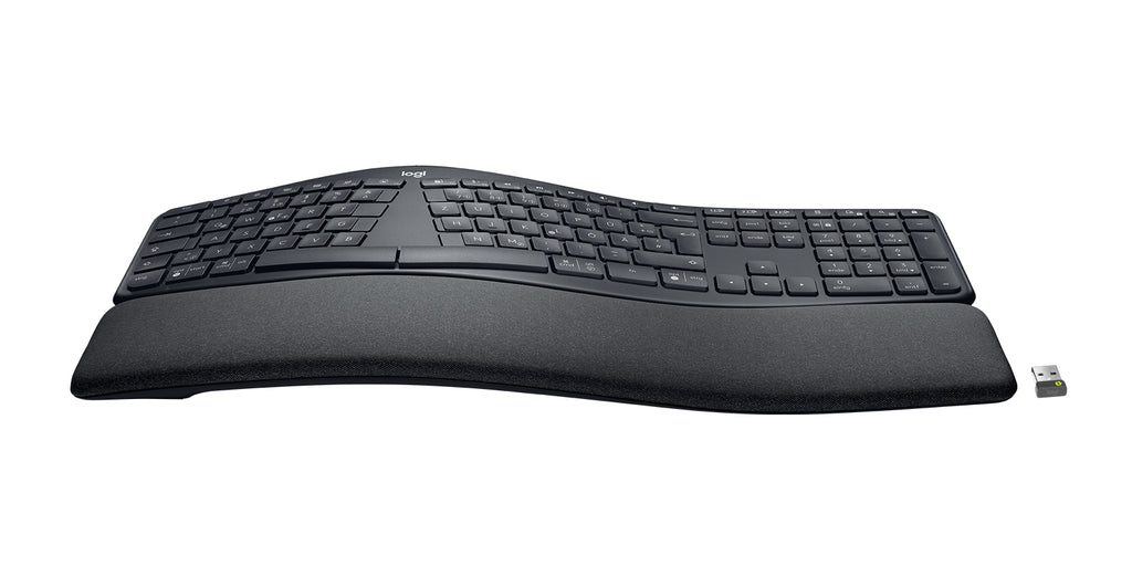 Logitech ERGO K860 Split for Business teclado Oficina Bluetooth QWERTZ Alemán Grafito (2)