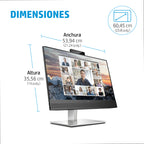 HP E24m G4 FHD USB-C Conferencing Monitor pantalla para PC 60,5 cm (23.8") 1920 x 1080 Pixeles Full HD LCD Negro (6)