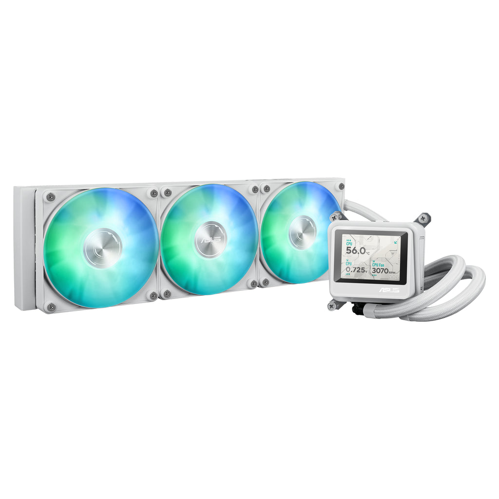 ASUS MAX Gaming LC 360 ARGB LCD White Edition Procesador Sistema de refrigeración líquida todo en uno 12 cm Blanco (2)