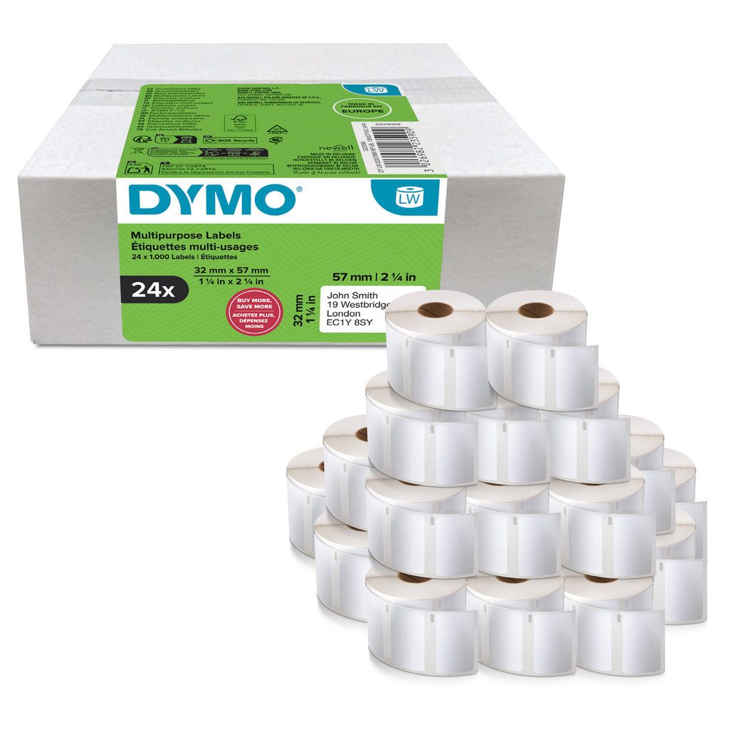 DYMO 2223590 etiqueta de impresora Blanco Etiqueta para impresora autoadhesiva