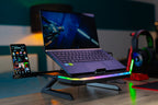 SureFire Portus X1 soporte plegable para portátil con RGB
