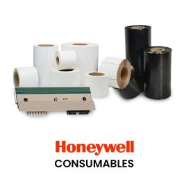 Cinta de transferencia térmica Honeywell, TMX 1305, Wax, 77 mm, 25.4 mm, 153 m, 10 Rollos, Exterior, Cabezal plano, negro