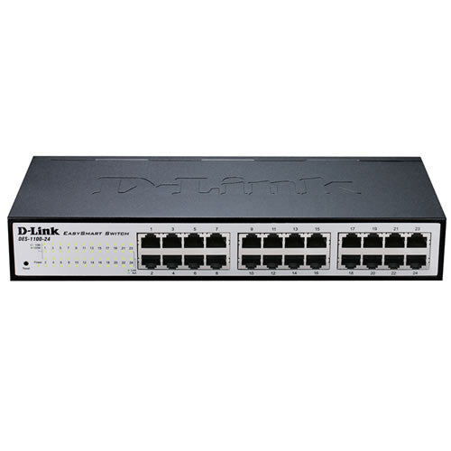 D-Link DGS-1100-24V2 Gestionado L2 Gigabit Ethernet (10/100/1000) 1U Negro, Gris (2)