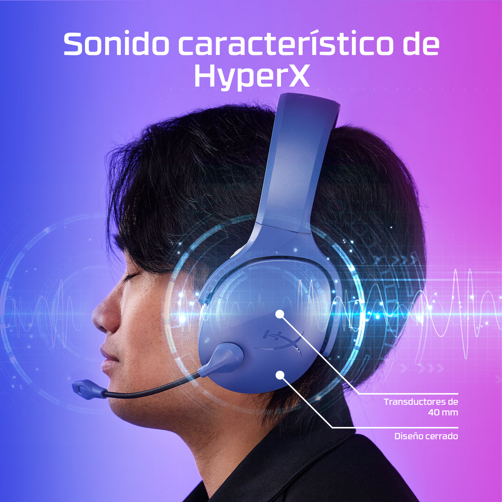 HyperX Cloud Jet Wireless Black Gaming Headset Inalámbrico Diadema Juego USB tipo A Bluetooth (9)