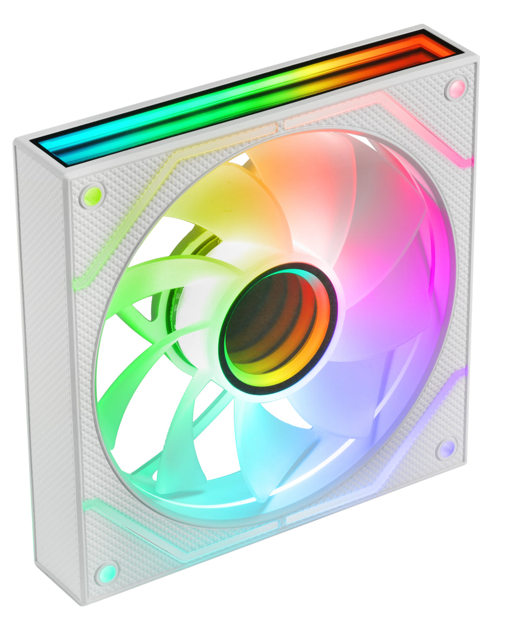 Mars Gaming MF3DPROX2RW sistema de refrigeración para ordenador Carcasa del ordenador Ventilador 12 cm Blanco (4)