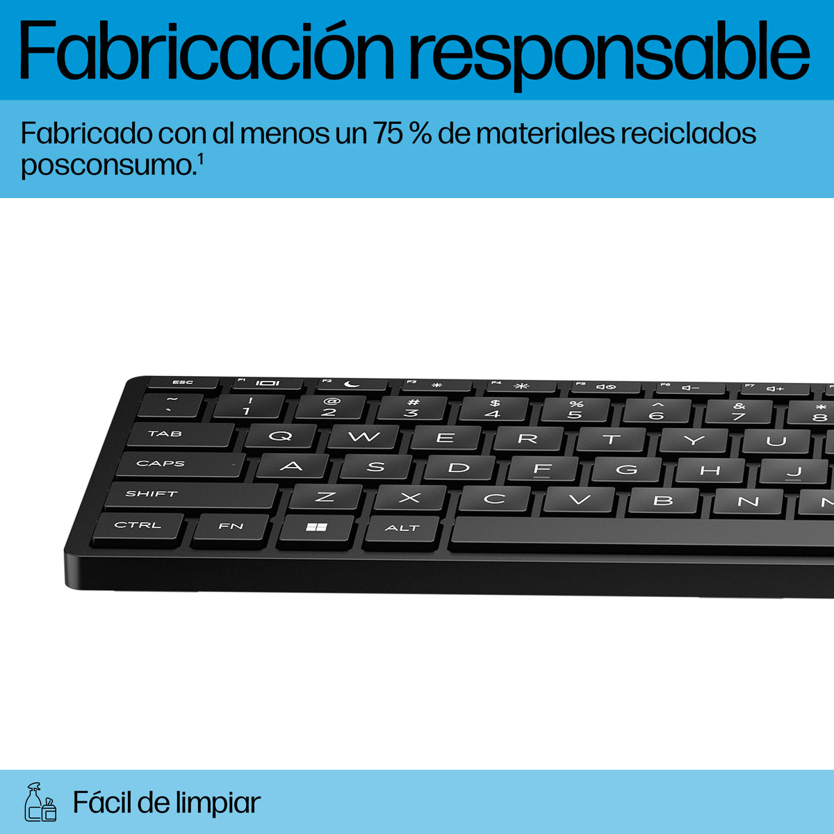 HP Wired Desktop 320MK Mouse and Keyboard teclado Ratón incluido Oficina USB Negro (5)