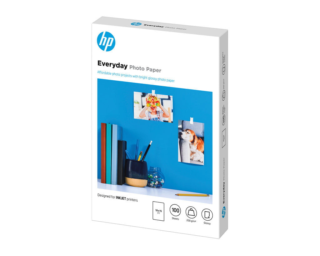 HP Everyday Glossy Photo Paper-100 sht/10 x 15 cm (7)