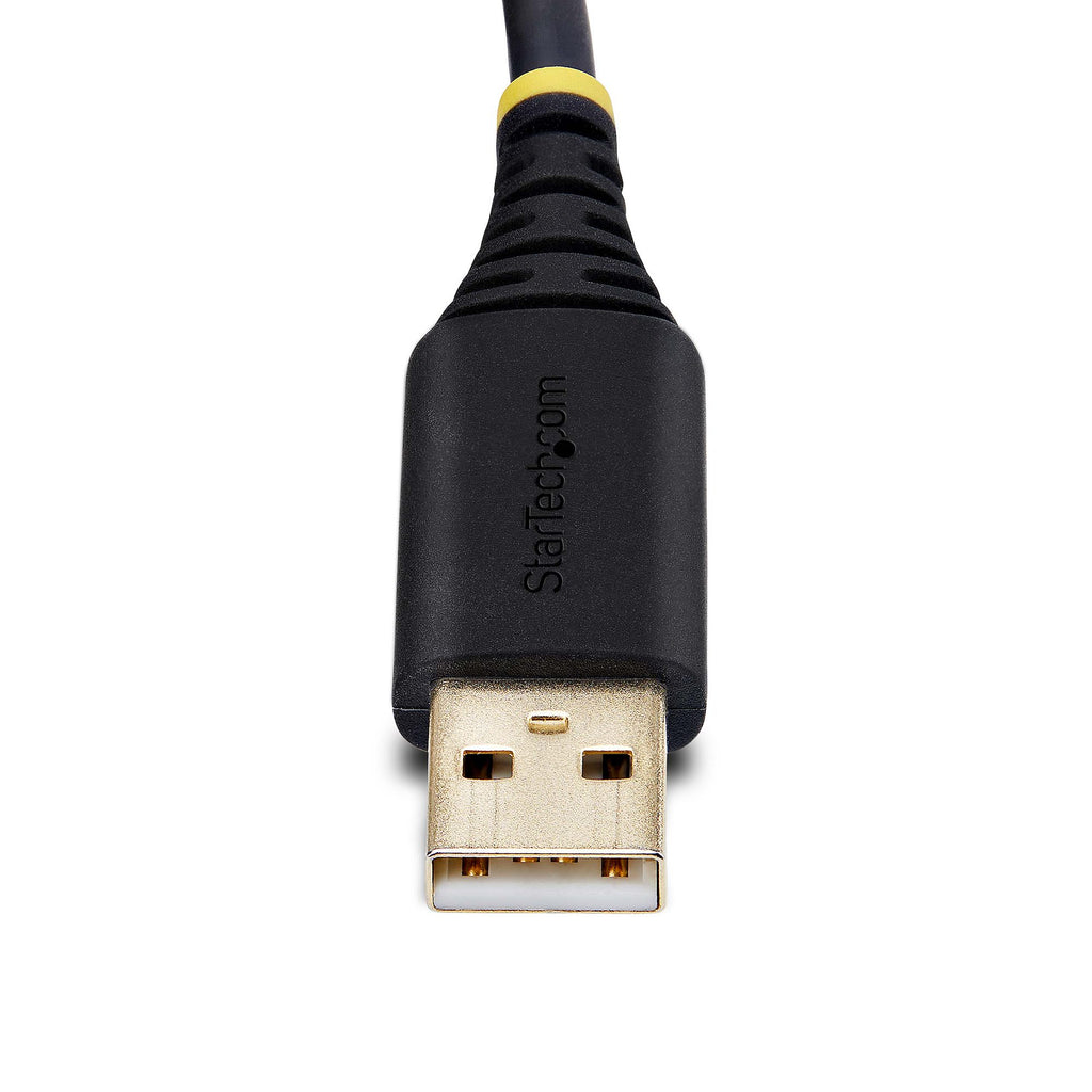 StarTech.com 1P6FFC-USB-SERIAL cable de serie Negro USB tipo A DB-9