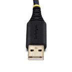 StarTech.com 1P6FFC-USB-SERIAL cable de serie Negro USB tipo A DB-9