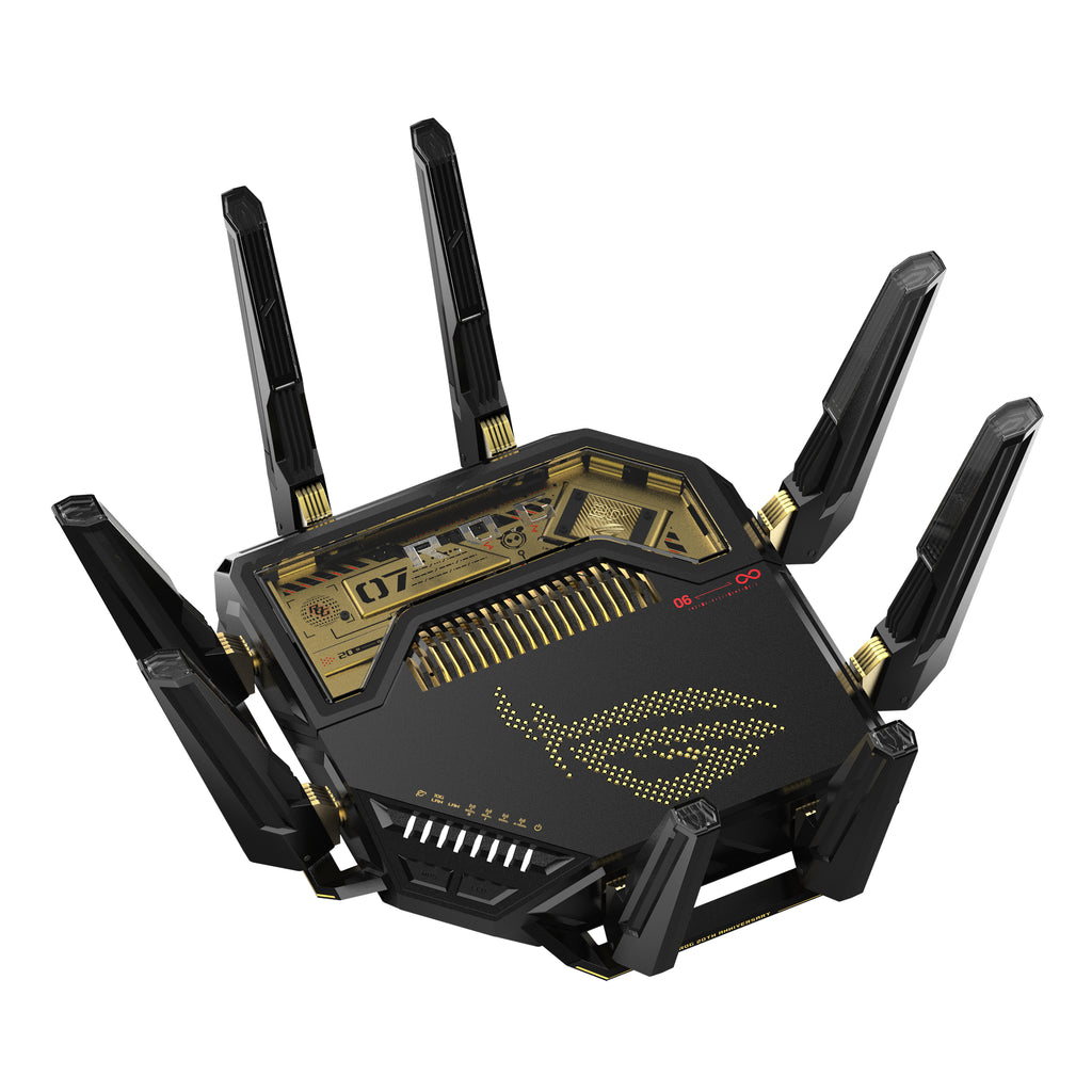 ASUS ROG Rapture GT-BE98 router inalámbrico 10 Gigabit Ethernet Quad-band (2.4 GHz / 5 GHz-1 / 5 GHz-2 / 6 GHz) Negro (5)